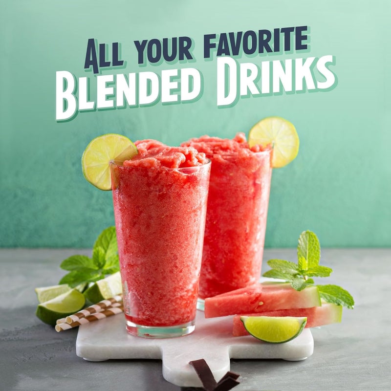 Nostalgia Retro 40-Ounce Frozen Beverage Station - Slushie Machine and Ice Shaver with Automatic Mixing for Soda, Cocktails and Margaritas - Easy & Safe Use - Aqua - Image 2